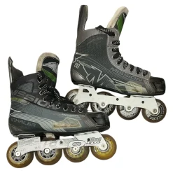 Used Mission INHALER AC7 Senior Aggressive Skates Black Senior 5