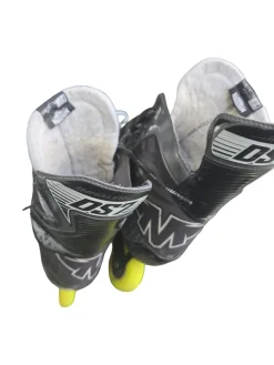 Used Mission INHALER DS7 SKATES SIZE 11E Roller Hockey Skates Black Senior 11