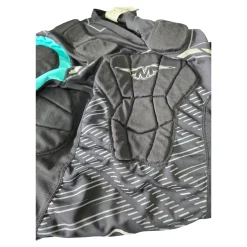 Used Mission INHALER PADDED SHIRT MD Street Hockey Top Black MD