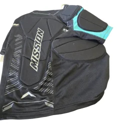 Used Mission JUNIOR CORE PADDED SHIRT Street Hockey Top Black SM