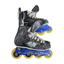 Used Mission PROTO SI SZ 2D ININE SKATES Roller Hockey Skates Black Junior 02