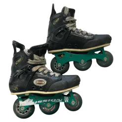 Used Mission Roller Hockey Skates Black Junior 01