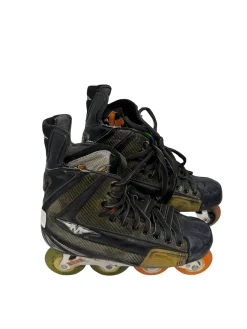 Used Mission WICKED LIGHT 3 Senior Roller Hockey Skates Black Size 9.5