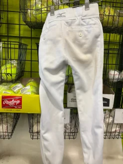 Used Mizuno BASEBALL PANTS BB/SB Pant Boys White SM
