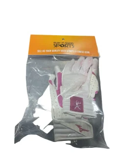 Used Mizuno BB/SB Batting Gloves White XS