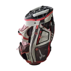 Used Mizuno BR-D4C 14-WAY CART BAG Mens Cart Bag Red