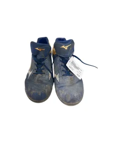 Used Mizuno CLEATS BB/SB Cleats Royal Blue Senior 8.5