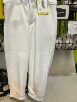 Used Mizuno GIRLS SB PANTS M BB/SB Pant Girls White MD