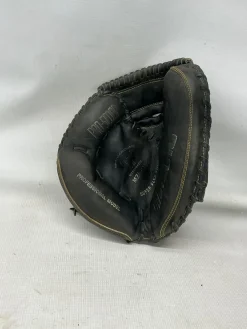 Used Mizuno MZS-C35 BB/SB Catchers LH Throw Black And Tan 33 1/2"