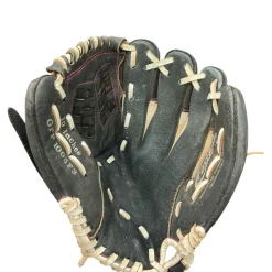 Used Mizuno PROSPECT FINCH RH Throw Fastpitch Gloves Black 10"