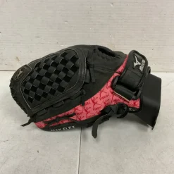 Used Mizuno PROSPECT GPP1107 LH Throw Fastpitch Gloves Black 11"