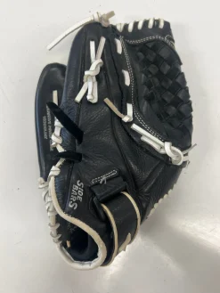 Used Mizuno PROSPECT SELECT GLOVE LH Throw Fastpitch Gloves Black 12 1/2