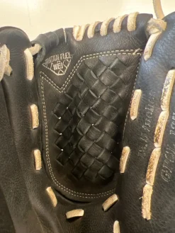Used Mizuno PROSPECT SELECT GLOVE LH Throw Fastpitch Gloves Black 12 1/2