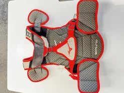 Used Mizuno SAMURAI Catchers Chest Protector Red Adult