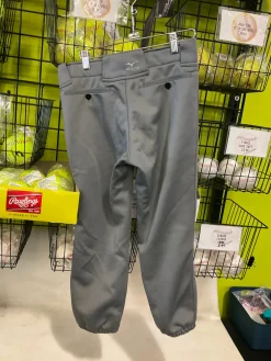 Used Mizuno SOFTBALL PANTS SM BB/SB Pant Womens Grey SM