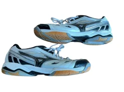 Used Mizuno VB Shoes Adult White Senior 10
