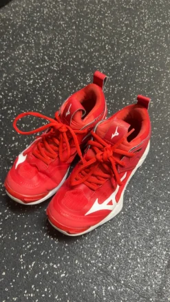 Used Mizuno VB Shoes Adult Red Senior 6