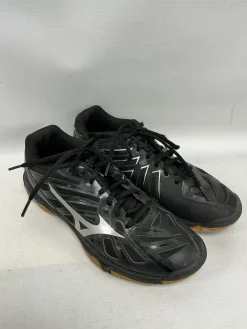Used Mizuno VB Shoes Adult Black Senior 8