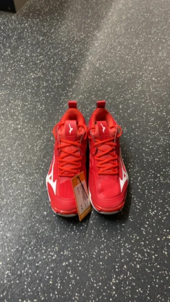 Used Mizuno VB Shoes Adult Red Senior 8