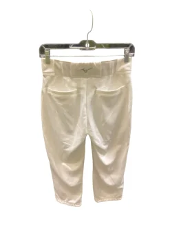 Used Mizuno WHITE SOFTBALL PANTS BB/SB Pant Womens White SM