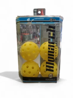 Used MONARCH 4 PACK Pickleball Balls