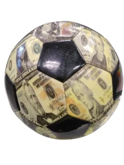Used MONEY BALL All Size Soccer Ball Black 4