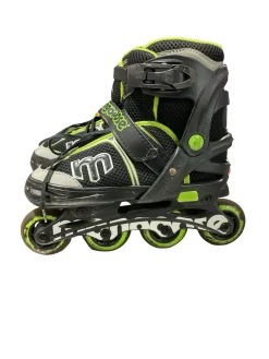 Used Mongoose BLACK SKATES Racing Inline Skates Black Junior 04