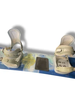 Used Morrow MANTRA W/ LOTUS BINDINGS Womens Board/Bindings Royal Blue 144 cm