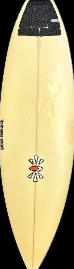 Used MOSS RESEARCH Surfboard White 6Ft 2In