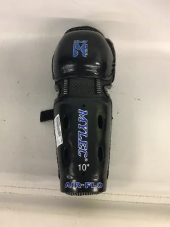 Used Mylec AIR FLO Junior Shin Guards Black 10"