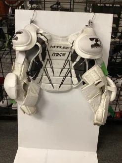 Used Mylec CHEST PROTECT MK3CPJ Street Body Armor White SM