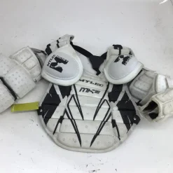 Used Mylec MK5 JUNIOR STREET HOCKEY CHEST PROTECTOR Street Body Armor White M/L