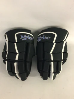 Used Mylec MYLEC TECH GRIP GLOVES Youth Gloves Black 9