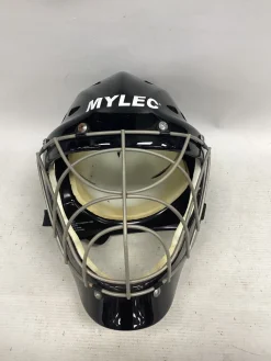 Used Mylec STREET HOCKEY MASK St Hcky Goalie Helmet Adt Black One Size