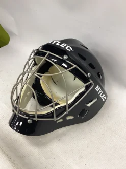 Used Mylec STREET HOCKEY MASK St Hcky Goalie Helmet Adt Black One Size