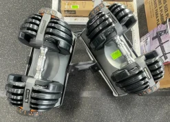 Used Nautilus Adj Dumbbells 5-55 LB