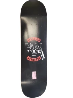 Used NEO TOKYO Skateboard Deck Only Black 8 1/4"