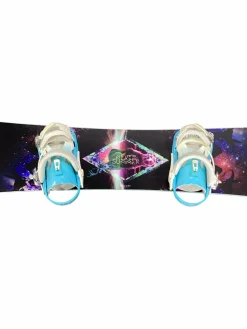 Used Never Summer 1 Girls Board/Binding Black 145 cm