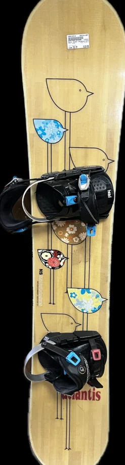 Used Never Summer ATLANTIS Womens Board/Bindings Natural 152 cm