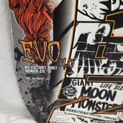 Used Never Summer EVO 4.0 Boys Snowboard Only White 119 cm