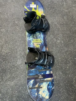 Used Never Summer SHREDDER Boys W/Bindings Navy Blue 90 cm