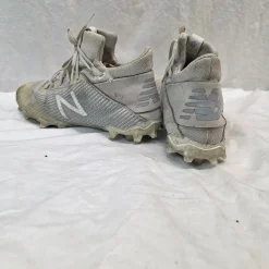 Used New Balance FREEZE LAX Cleats Mens White Senior 8.5
