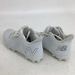 Used New Balance FREEZE LX V3 JR 2 LACROSSE CLEATS LAX Cleats Boys White Junior 02