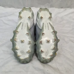 Used New Balance FREEZE LAX Cleats Mens Grey Senior 6.5