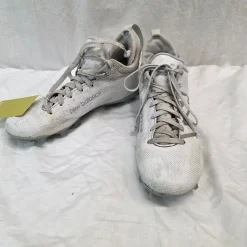 Used New Balance FREEZE LAX Cleats Mens White Senior 8.5