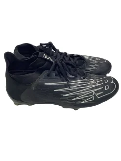 Used New Balance LAX Cleats Mens Black Senior 10