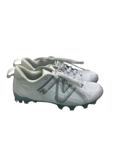 Used New Balance LAX Cleats Mens White Senior 6
