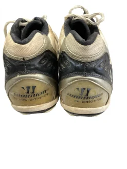 Used New Balance WARRIOR Adult FB Cleats White Senior 9