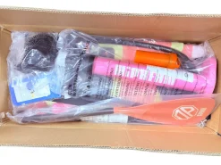 Used NEW NIPHEAN INFLATABLE W/ACCESSORIES SUP Board Pink 10Ft 6In