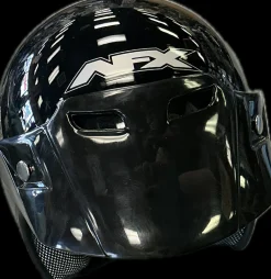 Used NFX FX-75Y Junior Helmet Black LG